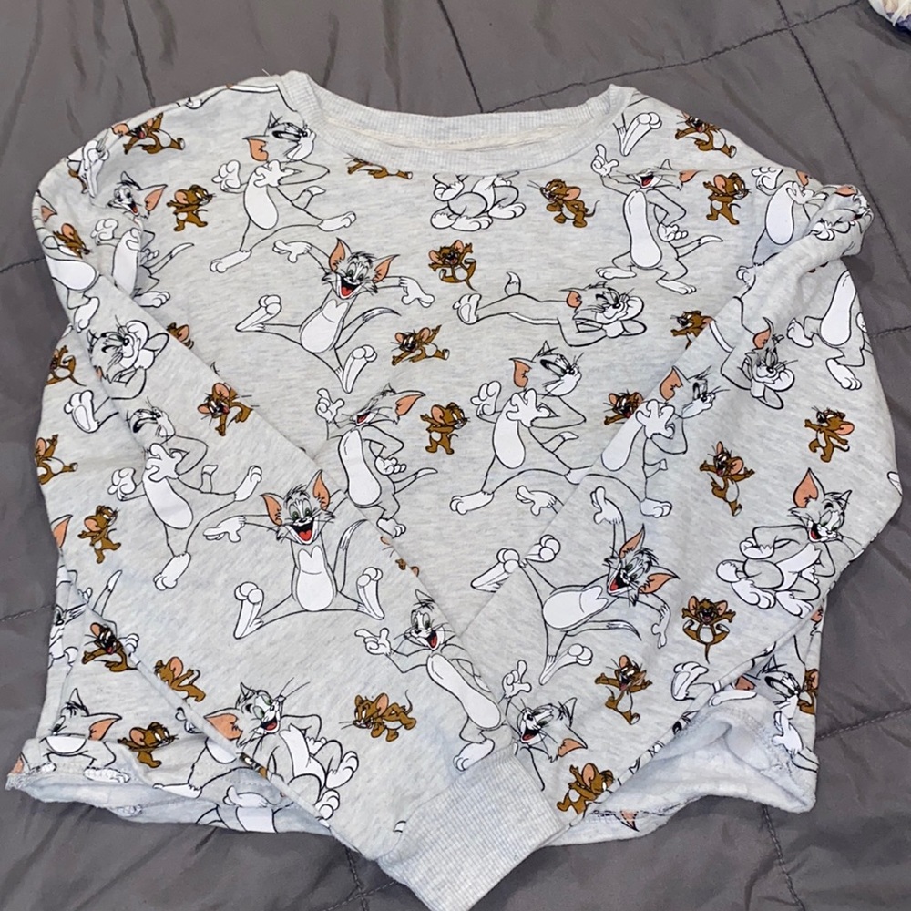 TOM & JERRY LONG SLEEVE CROP!